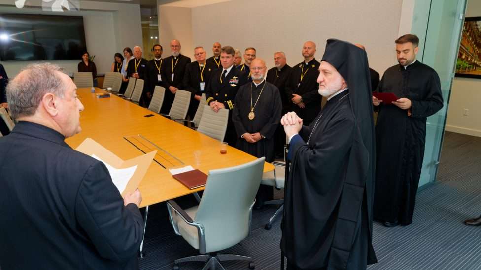 H.E. Archbishop Elpidophoros participating at various meetings at the 48th Clergy-Laity Congress in Cleveland, Ohio on Wednesday July 1st, 2026.